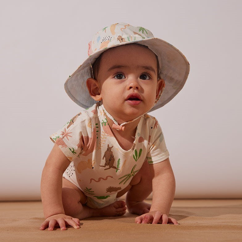 Halcyon Nights: Kids Sun Hat Outback Dreamers