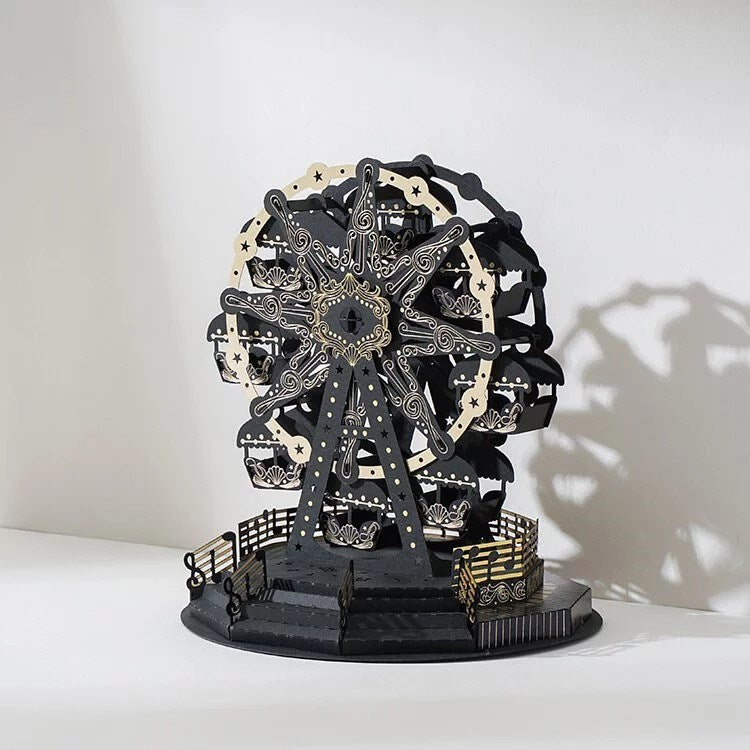 Paper Thought: Lasercut Paper Model Ferris Wheel
