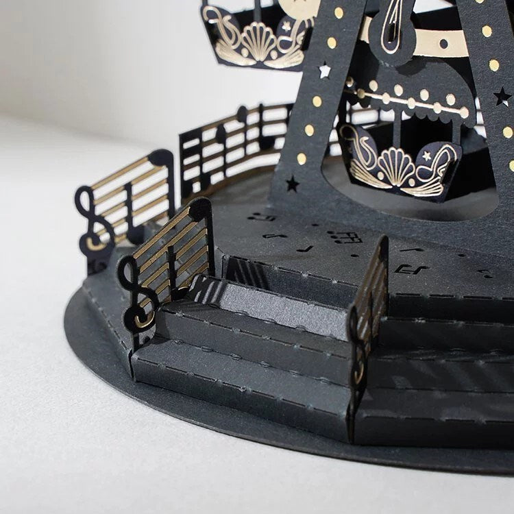 Paper Thought: Lasercut Paper Model Ferris Wheel