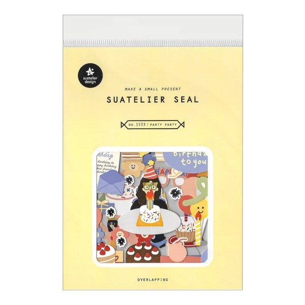 Suatelier Party Sticker Seals Set