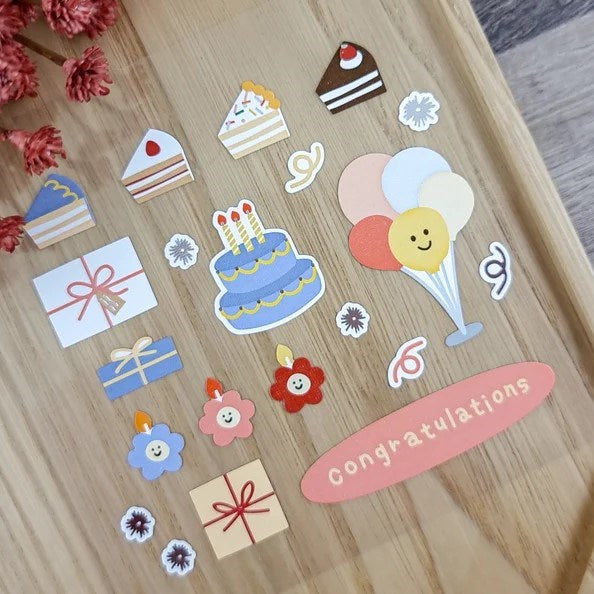 Suatelier Party Sticker Seals Set