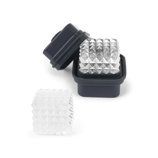 Peak Cocktail Ice Mould - Cubic Charcoal