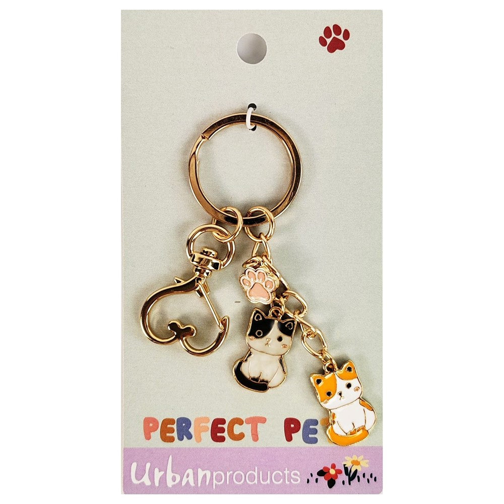 Urban Products Perfect Pets Keyring - Cats