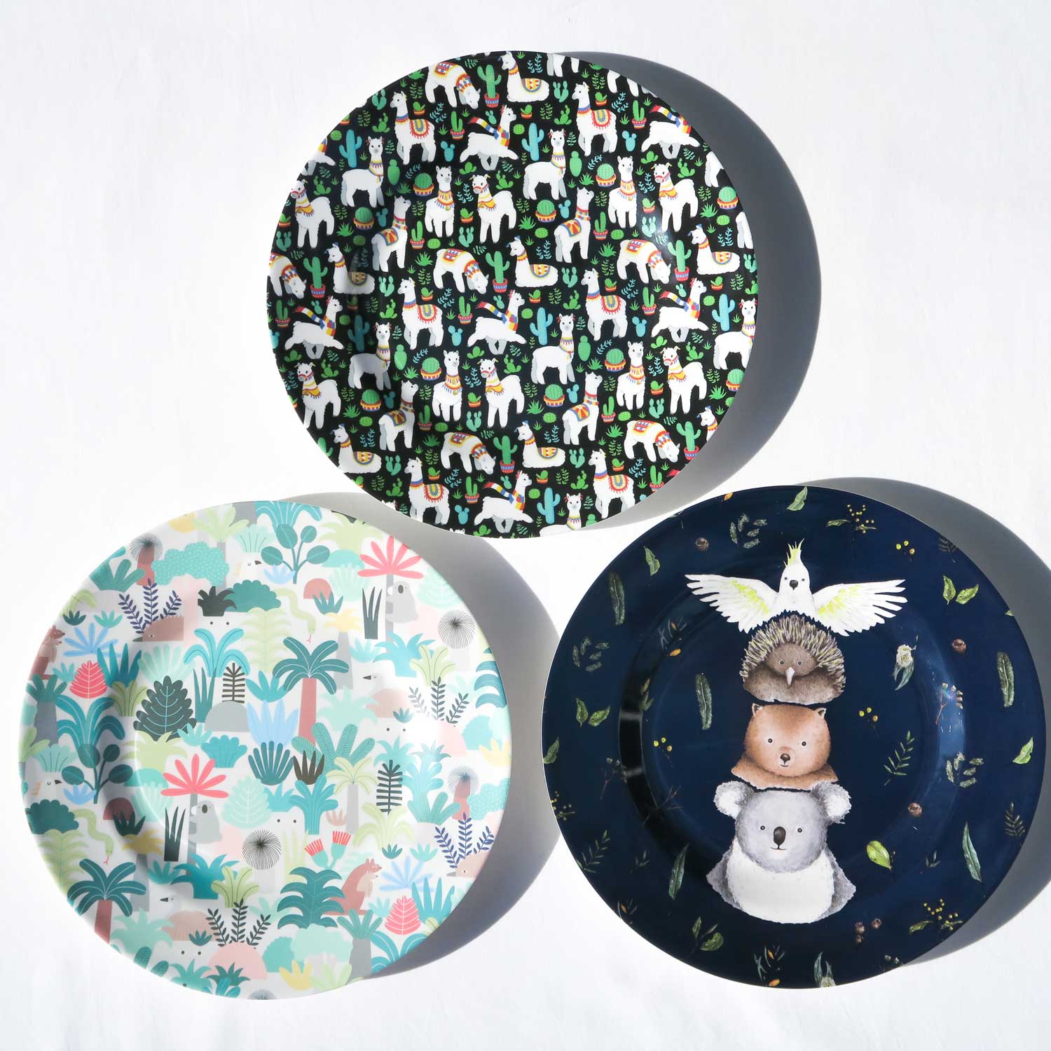 Australiana Melamine Plate - Min Pin Art