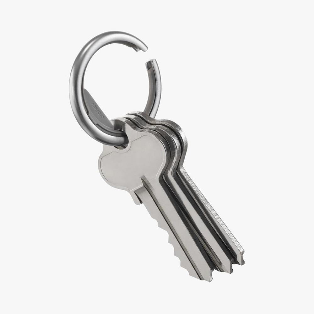 Orbitkey: Ring Silver - Charcoal