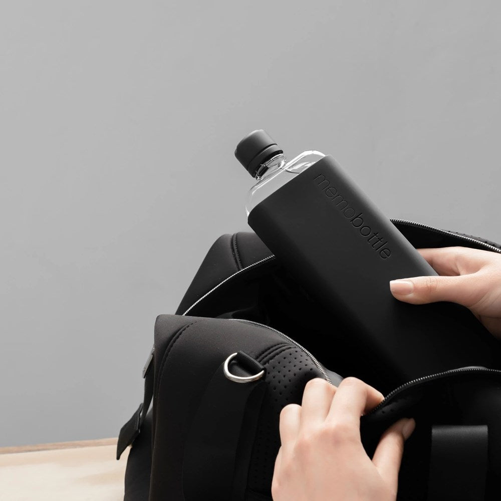 Memobottle SLIM Silicone Sleeve - Black Ink
