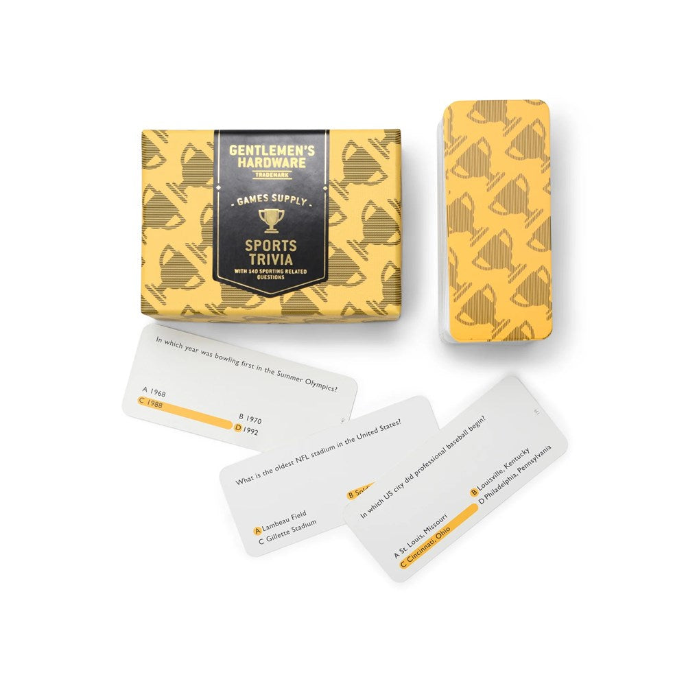 Gentlemen's Hardware: Sports Trivia