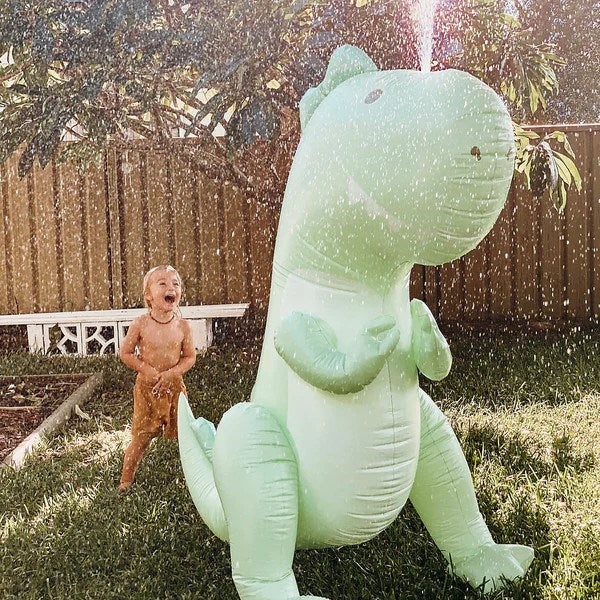 Sunnylife Giant Inflatable Sprinkler - Surfing Dino