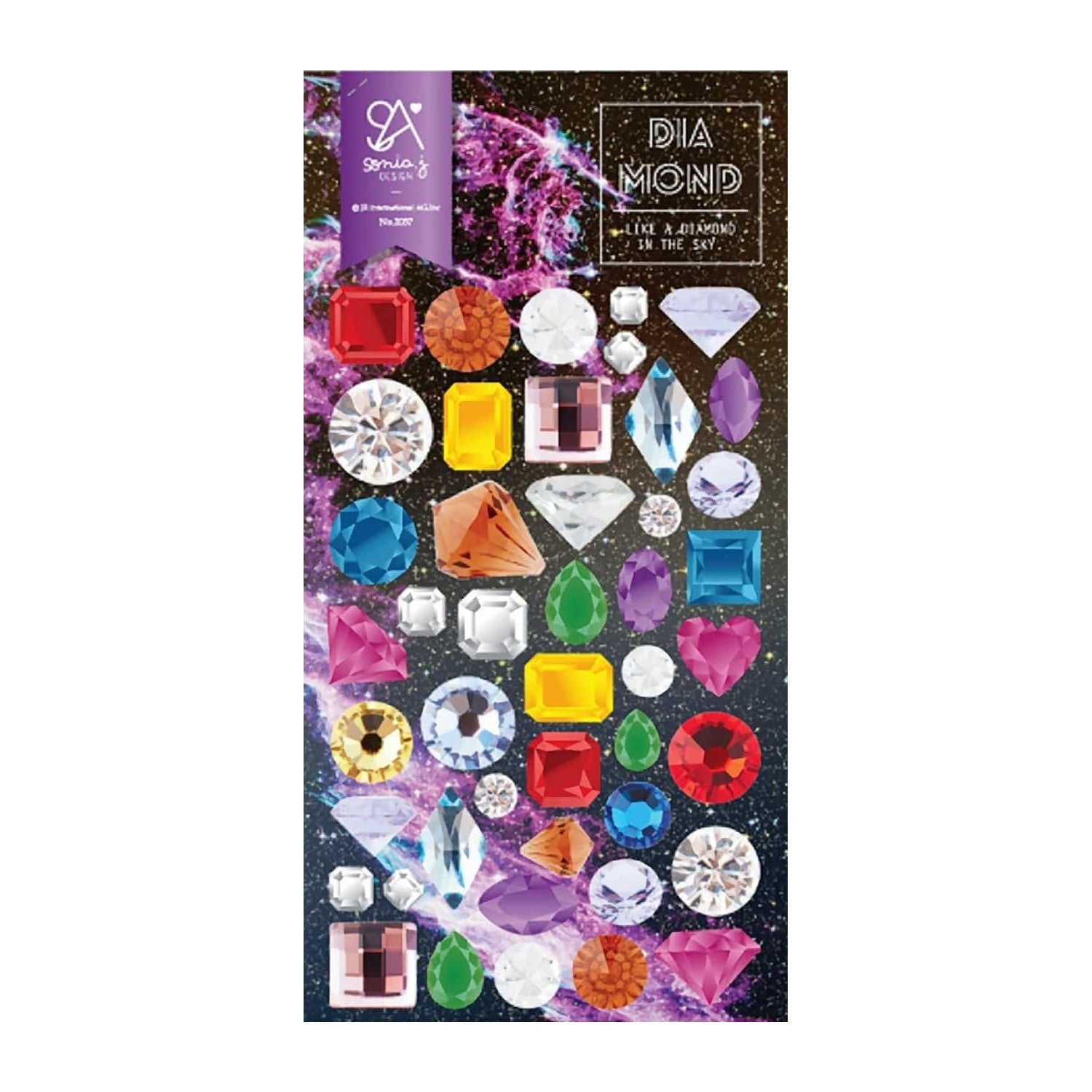 Sonia J Design Diamond & Jewel Sticker Sheet