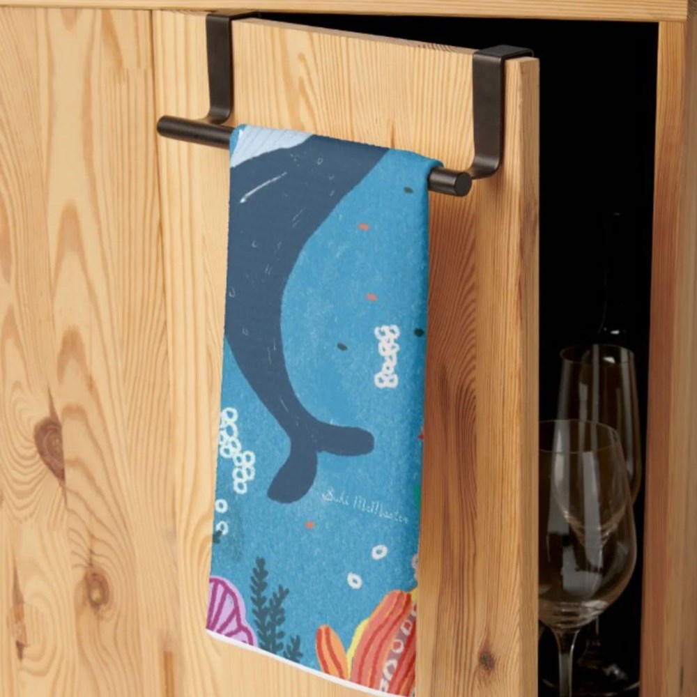 Suki McMaster: Tea Towel Surfer and Whale