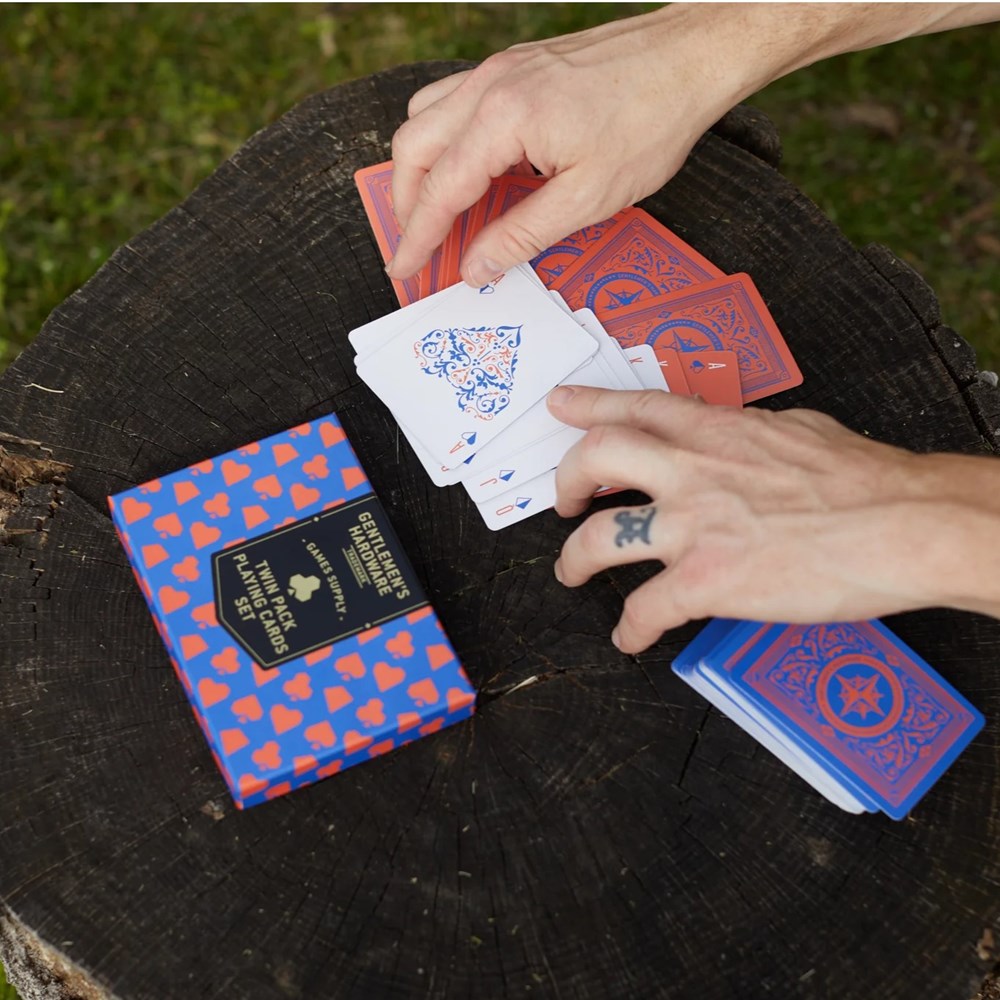 Gentlemen's Hardware Twin Pack Playing Cards - Compass Design