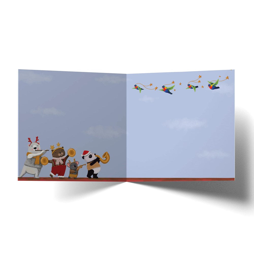 La La Land: Greeting Card Christmas Bear Guests